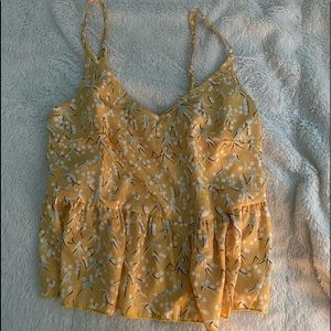 Yellow Shein Tank Top